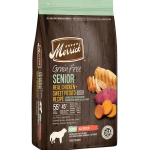 Merrick Dog Grain Free Senior Chicken And Sweet Potato 10Lb