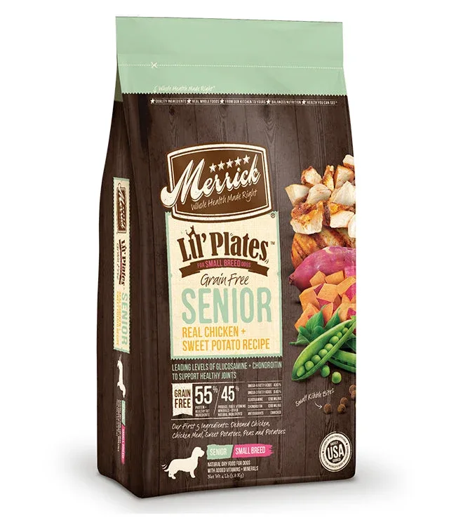 Merrick Dog Lil Plates Grain Free Senior Chicken And Sweet Potato 12Lb - Image 2