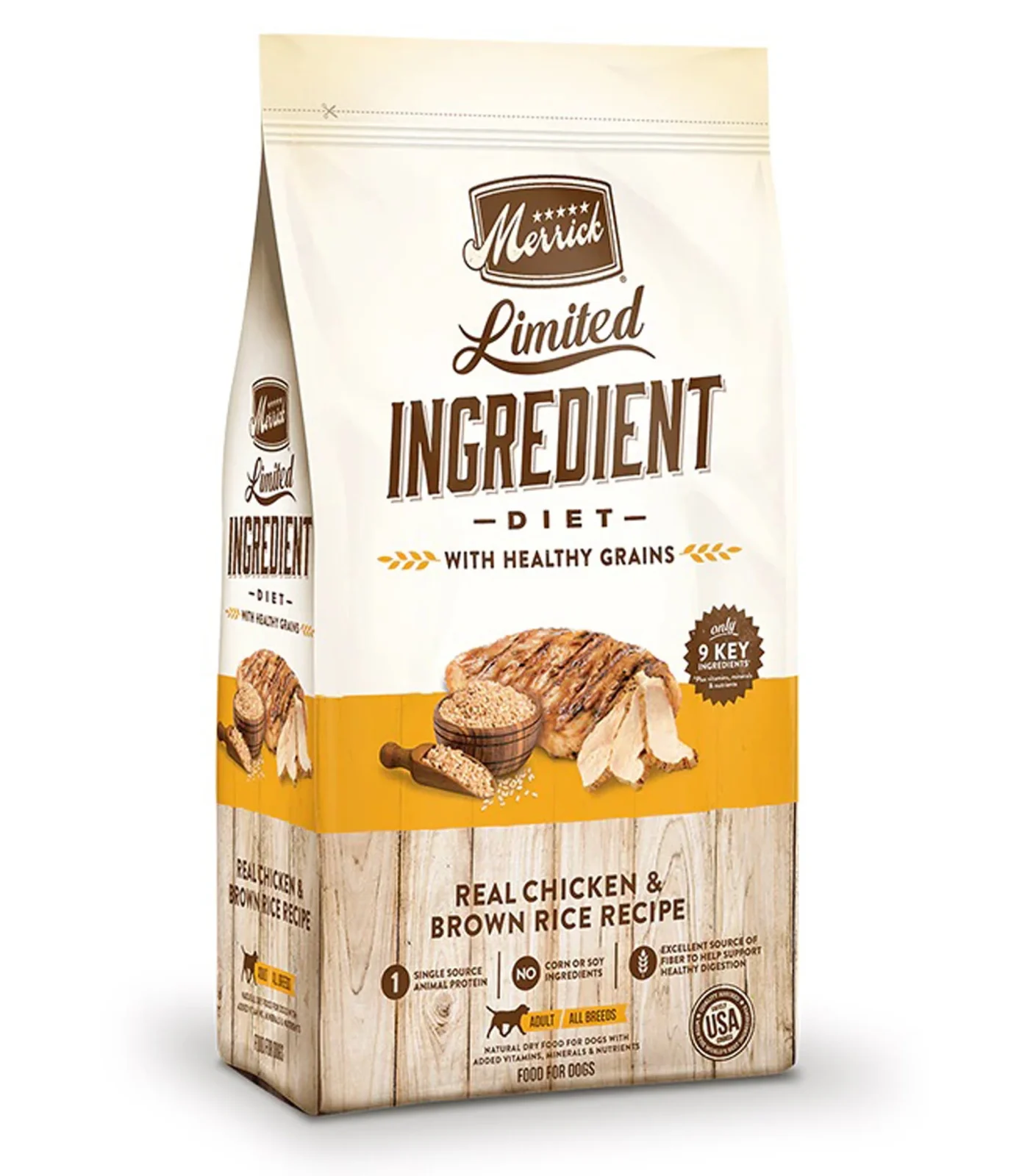 Merrick Dog Limited Ingredient Chicken And Brown Rice 22Lb
