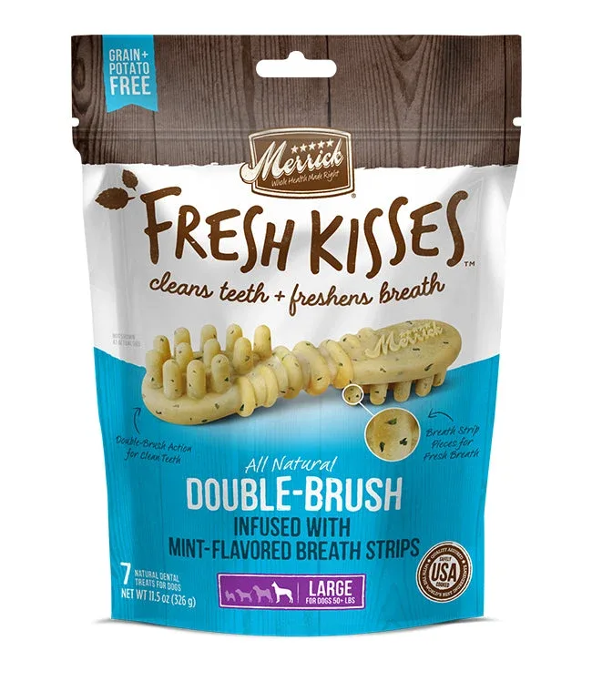 Merrick Fresh Kisses Mint Breath Strips For Large Dogs (70 Lbs) 11.7oz. - Image 2
