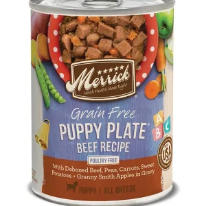 Merrick Grain Free Puppy Plate Beef 12.7oz. (Case of 12)