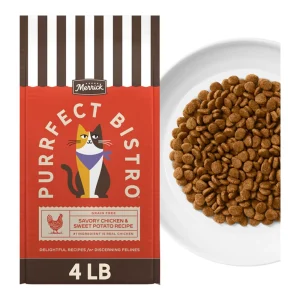 Merrick Purrfect Bistro Chicken & Sweet Potato Formula Cat Food, 4 lb