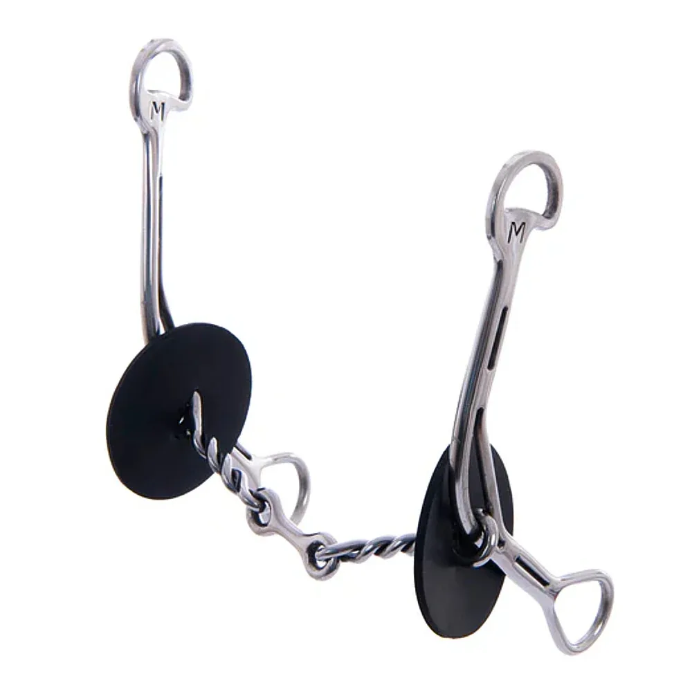 Merrill Bits Twisted Wire Dog Bone Long Gag Bit