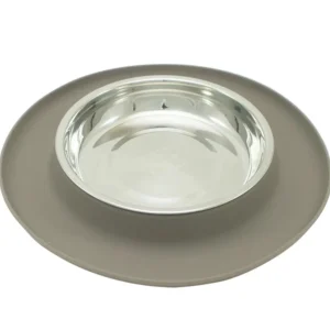 Messy Mutts Cat Feeder Silicone Grey
