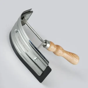 Metal Sweat Scraper with Wooden Handle