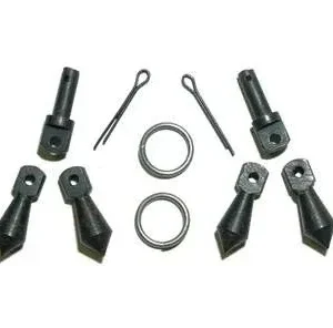 Metalab Black Jingle Bobs Key Ringsand Pins Brn