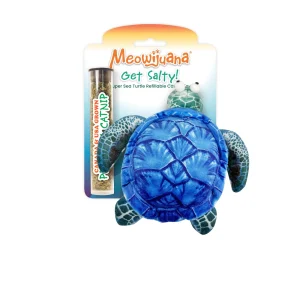 Mewoijuana Turtle Refillable Catnip Cat Toy