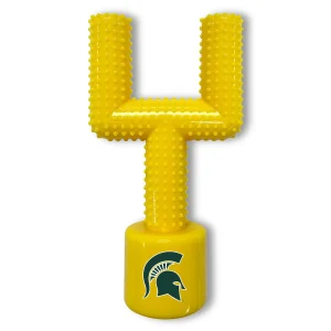 Michigan State Hard Nylon Football Goal Post Dog Chew Toy