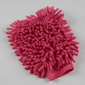 Microfibre Grooming Mitt Fuchsia