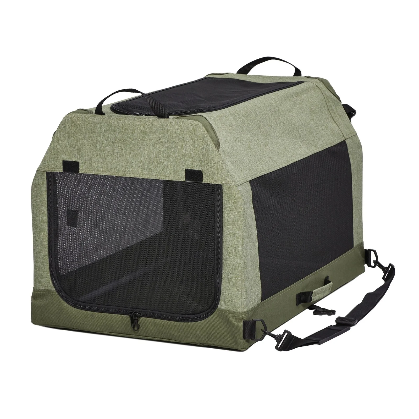 MidWest Canine Camper Tent Dog Crate Green 30in