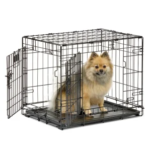 MidWest Contour Double Door Dog Crate, 24 in
