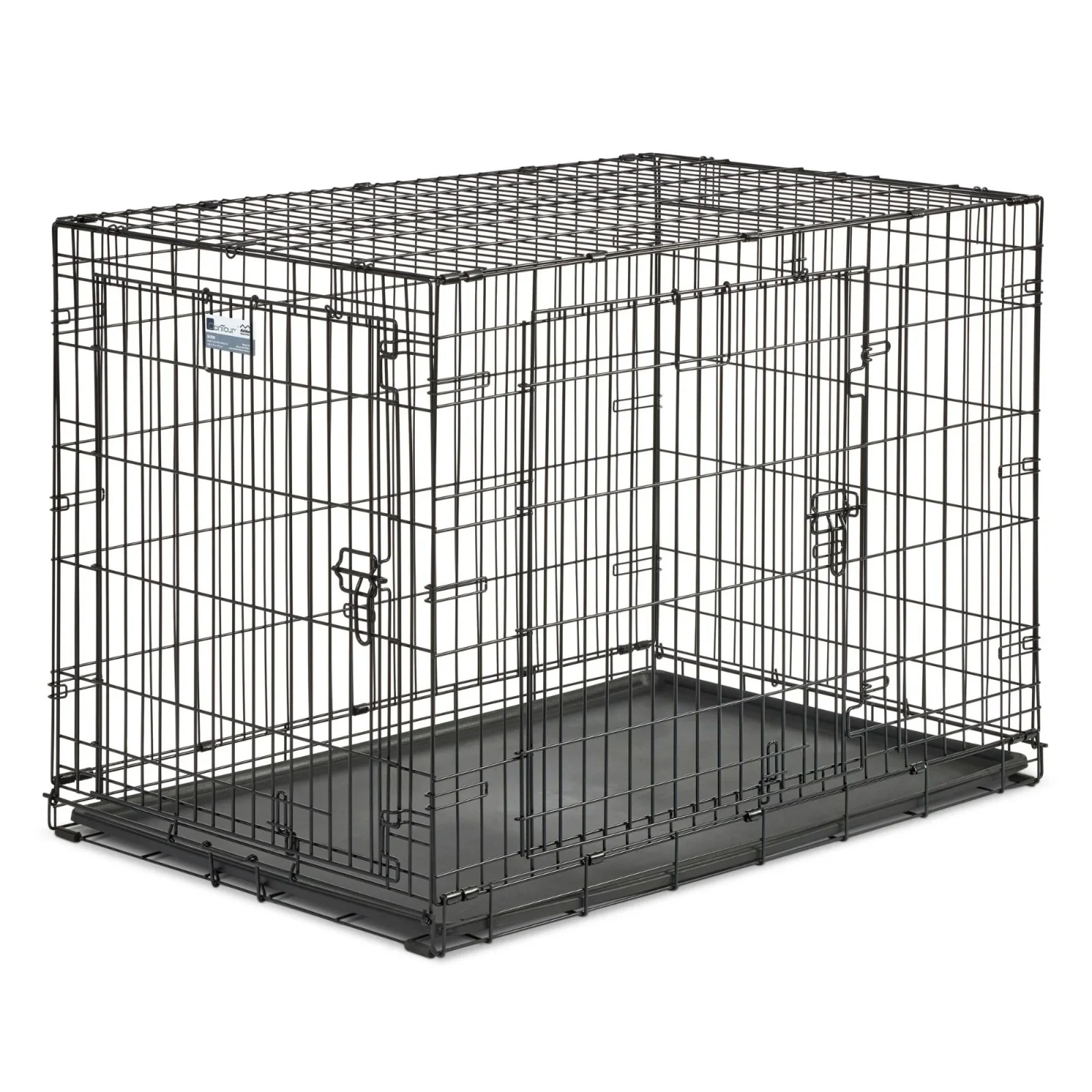 MidWest Contour Double Door Dog Crate, 42 In