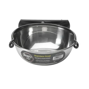 MidWest Homes for Pets Snappy Fit Stainless Steel Food/Water Bowl, Rust Resistant, Mounts to Crate