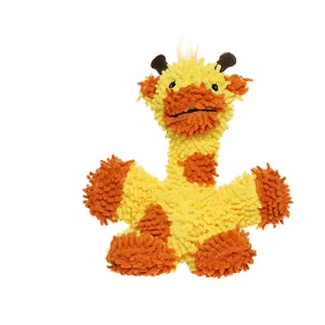MIGHTY JR Microfiber Ball Giraffe Dog Toy