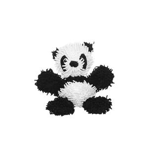MIGHTY JR Microfiber Ball Panda Dog Toy