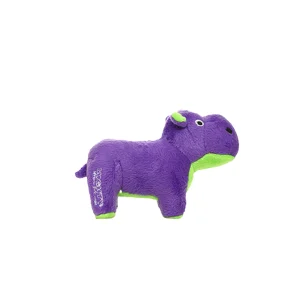 MIGHTY JR Safari Hippo Purple Dog Toy