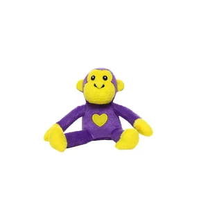 MIGHTY JR Safari Monkey Purple Dog Toy
