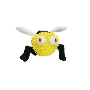 MIGHTY Microfiber Ball Bee Med Dog Toy