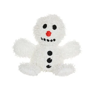 MIGHTY Microfiber Ball Med Snowman Dog Toy