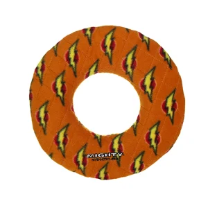 MIGHTY Ring Orange Dog Toy