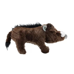 MIGHTY Safari Warthog Brown Dog Toy