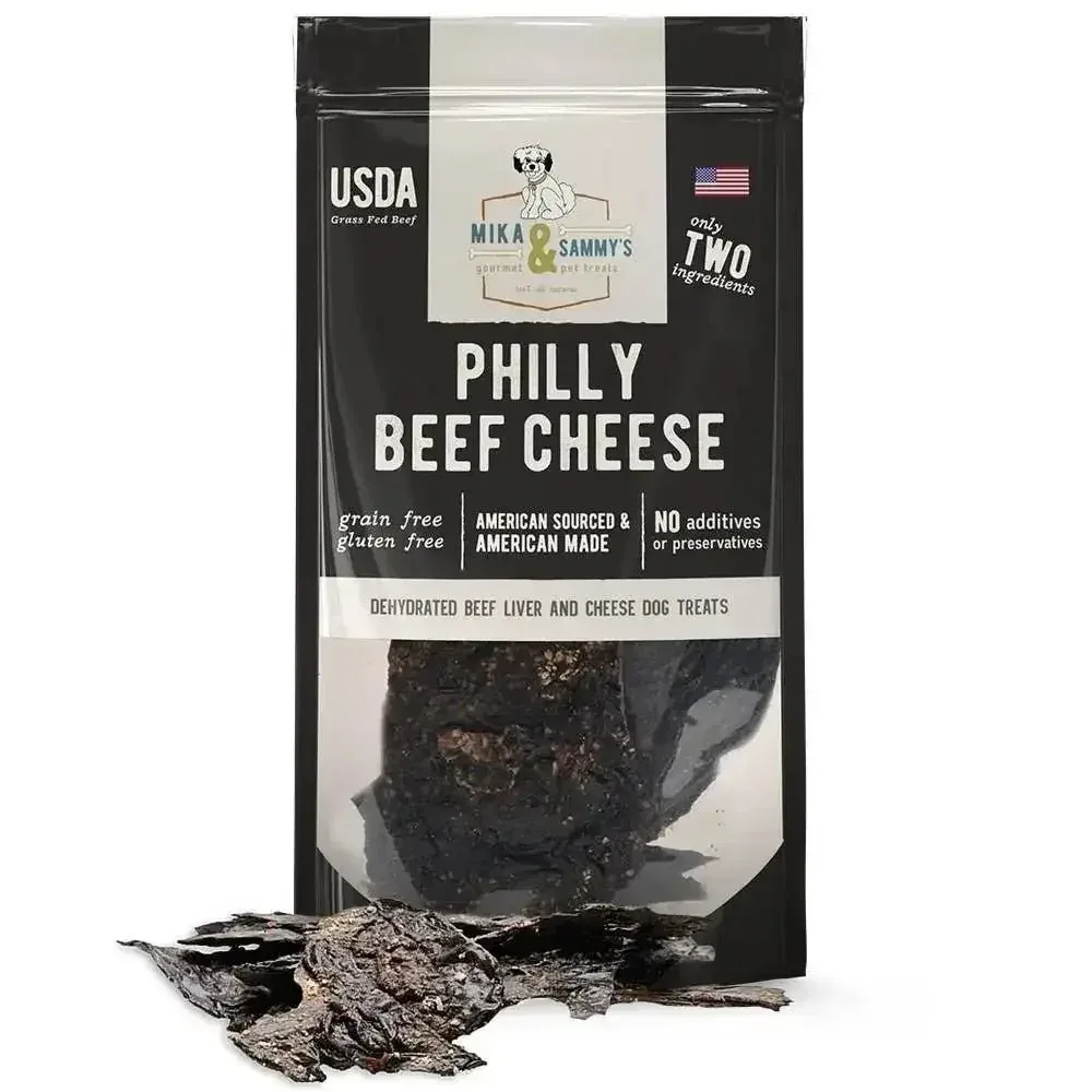 Mika & Sammy’s Philly Beef Cheese Dehydrated Dog Treats 5oz