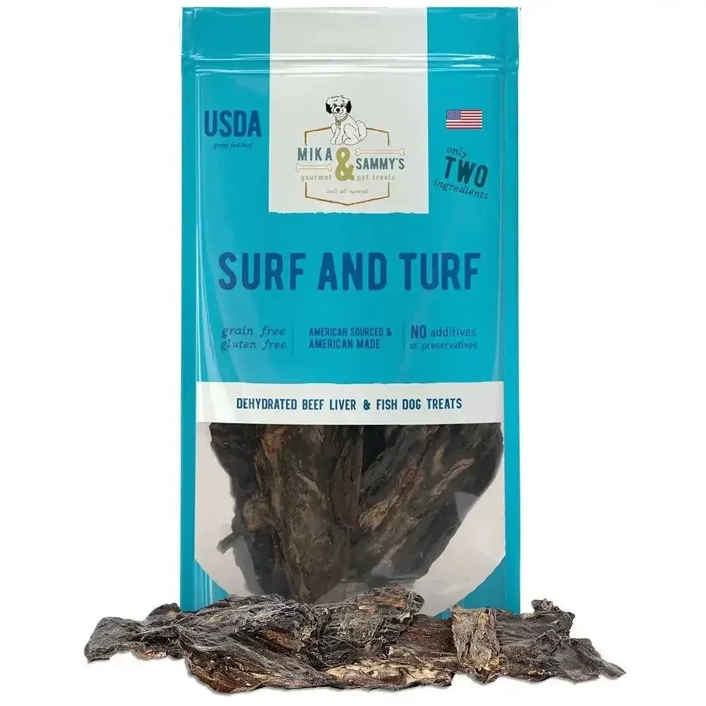 Mika & Sammy’s Surf and Turf Dehydrated Dog Treats 5oz