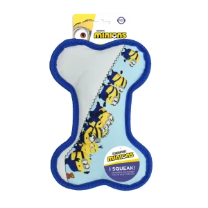 Minion Bone Plush Dog Toy