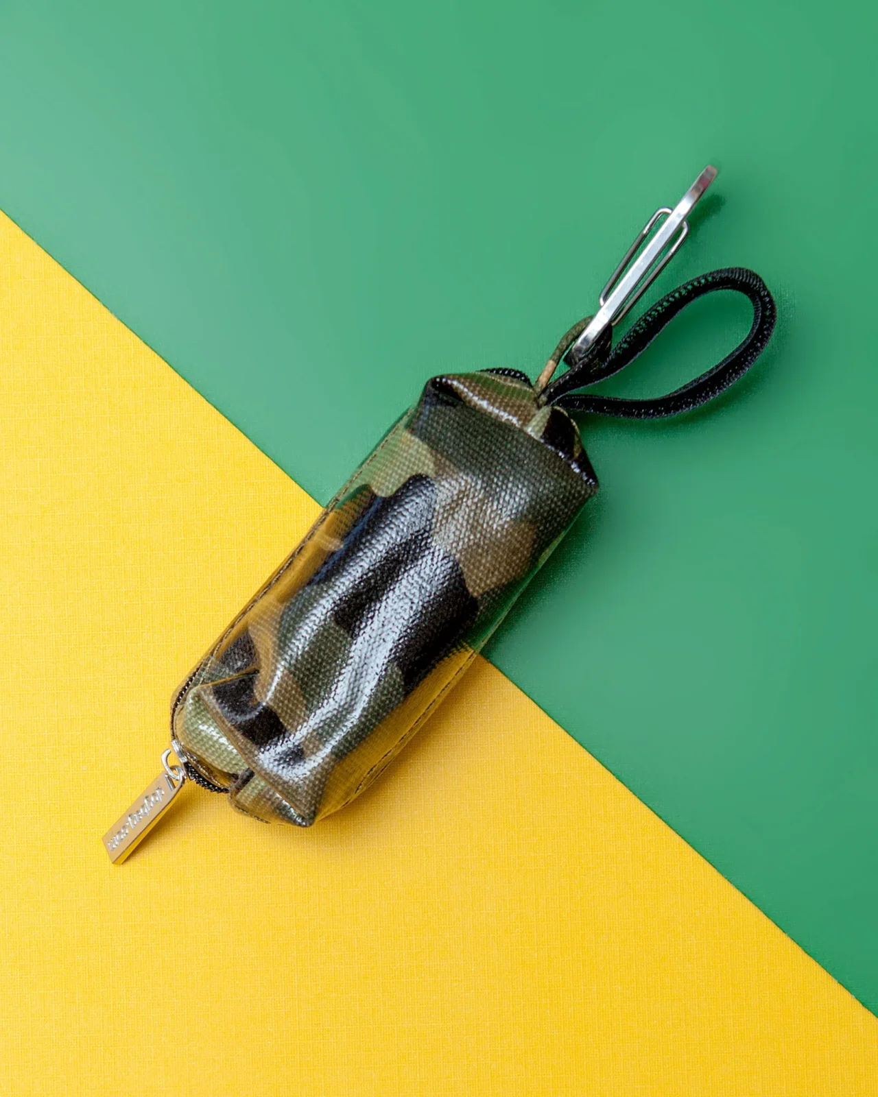 Modern Camo Print Dog Waste Bag Dispenser