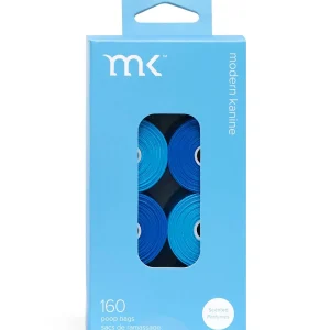 MODERN KANINE | 160 Count Poop Bags in Blue & Light Blue