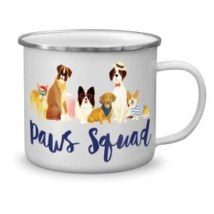 MOLLY & REX | Paws Squad Enamel Mug