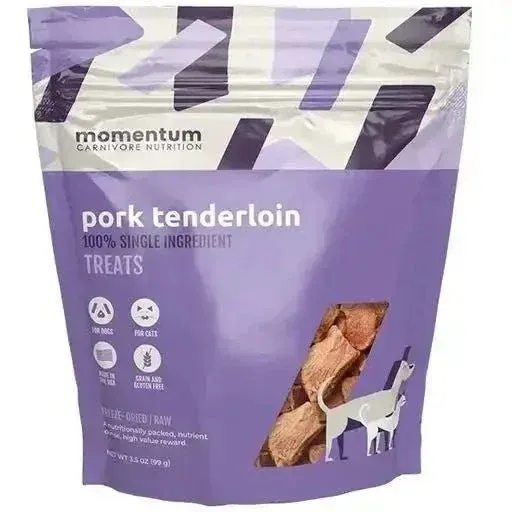 Momentum Carnivore Freeze-Dried Pork Dog Treats – Single Ingredient