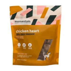 Momentum Carnivore Nutrition Cat 1.9 oz. Chicken Hearts