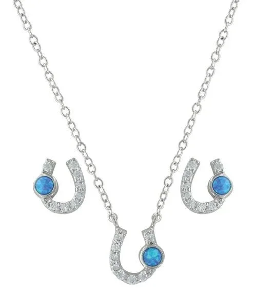 Montana Silver Lightfoot Horseshoe Jewelry Set