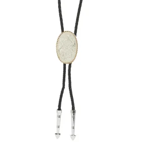 Montana Silversmiths Engraved Silver Bolo