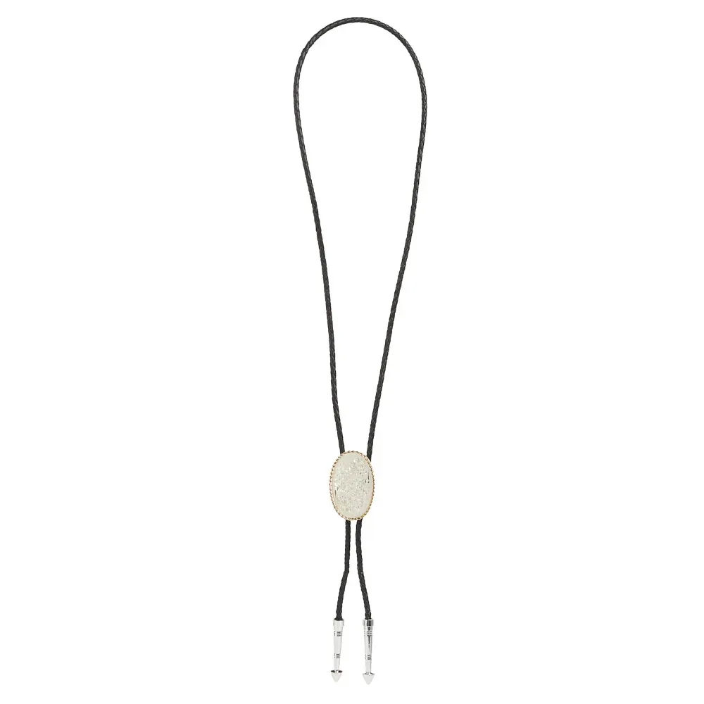 Montana Silversmiths Engraved Silver Bolo - Image 2