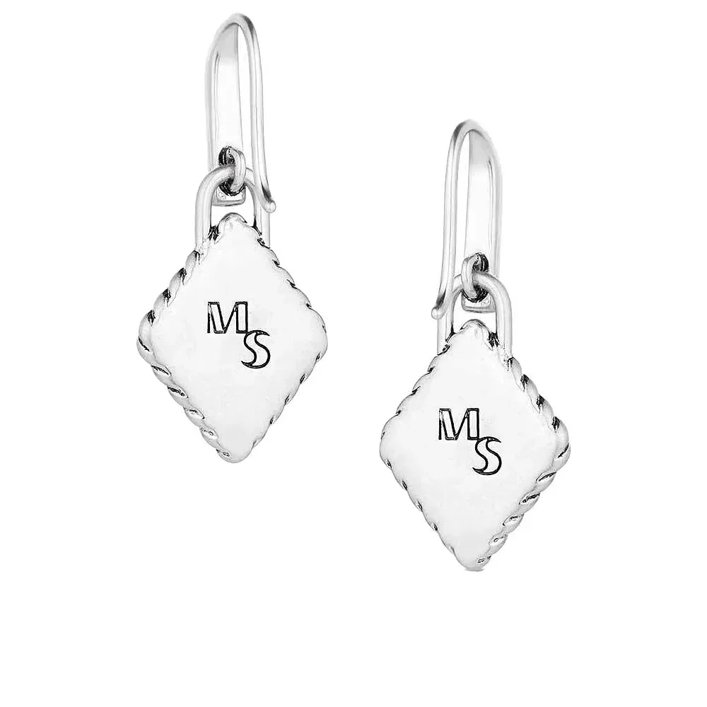 Montana Silversmiths High Noon Cobblestone Earrings - Image 2