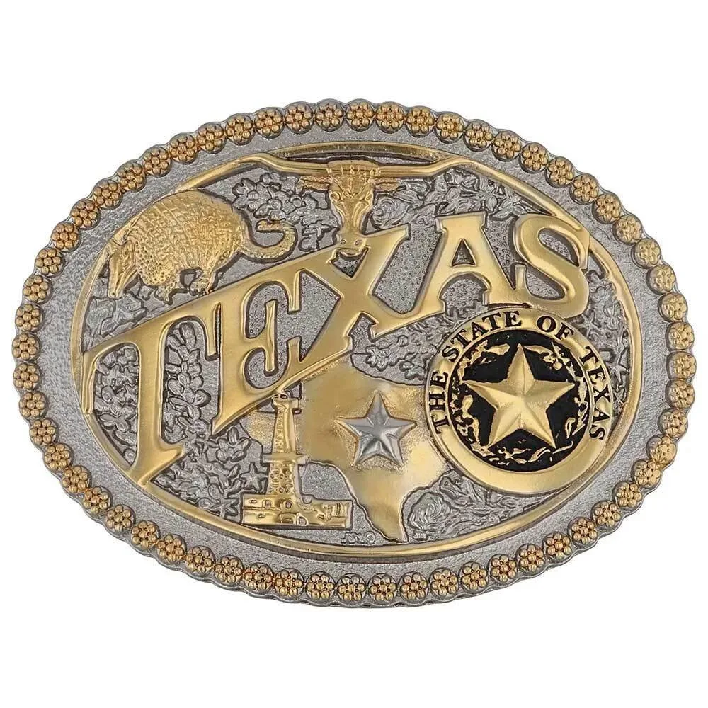 Montana Silversmiths Texas Heritage Attitude Buckle
