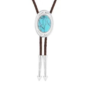 Montana Silversmiths The Outlaw Turquoise Bolo Tie