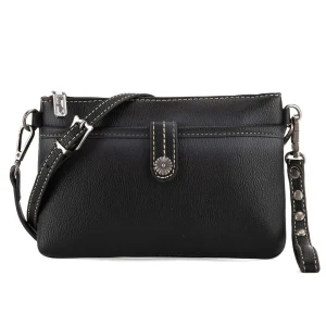 Montana West Black Clutch/Wristlet