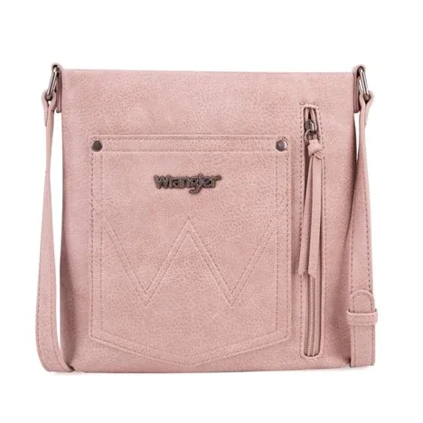 Montana West Wrangler Braided Conceal Carry Pink Crossbody - Image 2