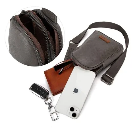 Montana West Wrangler Sling/Crossbody Grey Bag - Image 2