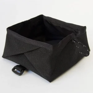 Montara Pop-Up Travel Dog Bowl in Black (Made in the USA)