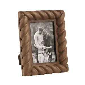 Mud Pie 4x6 Twisted Wood Frame