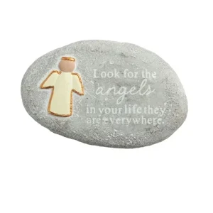 Mud Pie Angels Small Garden Rock
