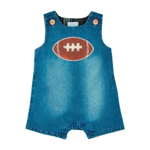 Mud Pie Baby Boy's Denim Football Jon Jon