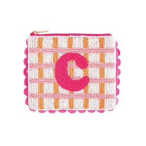 Mud Pie Beaded Initial C Case
