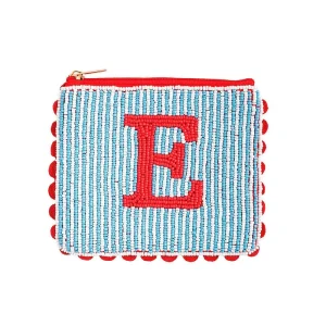 Mud Pie Beaded Initial E Case