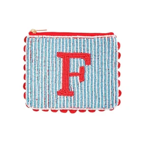 Mud Pie Beaded Initial F Case