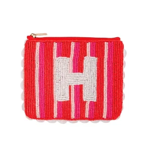 Mud Pie Beaded Initial H Case